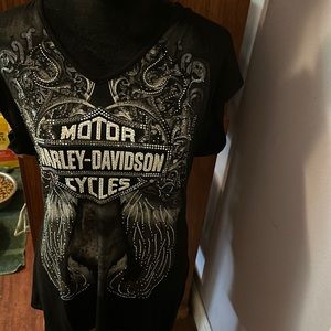 1XL Harley Davidson black shirt